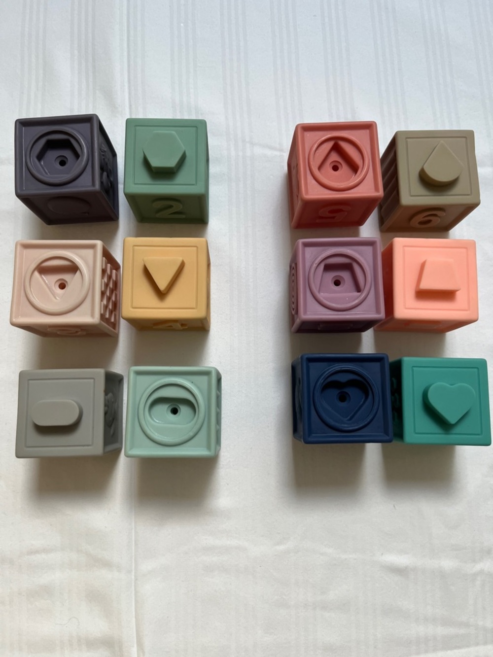 Number Stack Learning Blocks Set - Assorted Pastel Colors - Picture 10 of 10